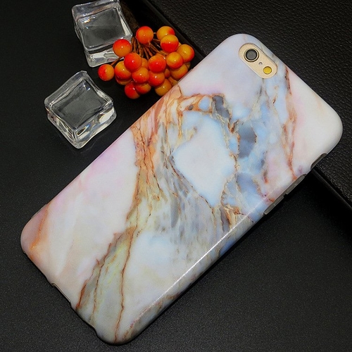 Crack Lines Marble iPhone Case