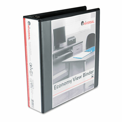 Universal 20981 Round Ring Economy Vinyl View Binder  2&apos;&