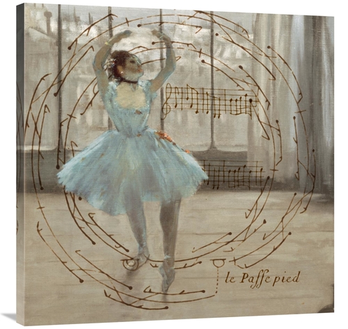 Global Gallery GCS-453937-3636-142 36 x 36 in. Degas Dancers Collage 3
