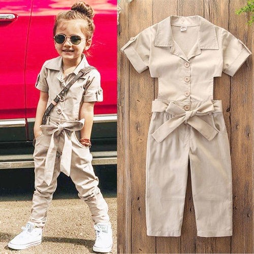 Fashion Summer Newborn Toddler Baby Girl Solid