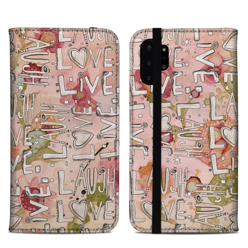 DecalGirl SN10PFC-LOVEFLORAL Samsung Galaxy Note 10 Plus Folio Case - 