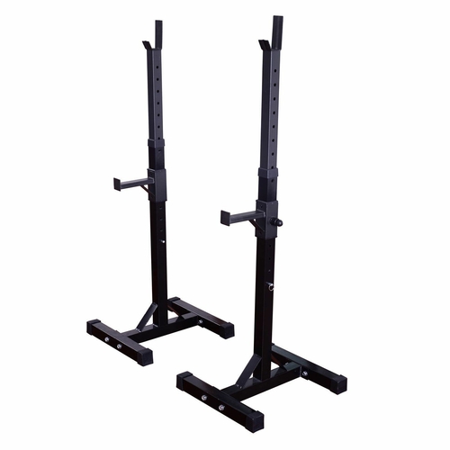 Soozier Adjustable Stable Squat Stand Portable 2 Bars Holder