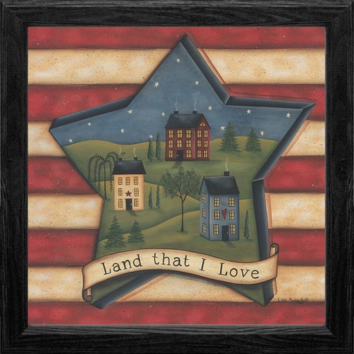 Timeless Frames 55176 12 x 12 in. Land That I Love Framed Art