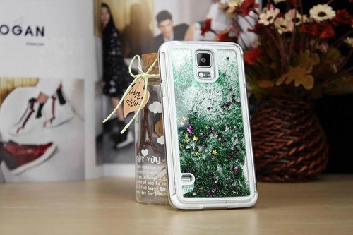 Green Glitter Phone Case For Samsung