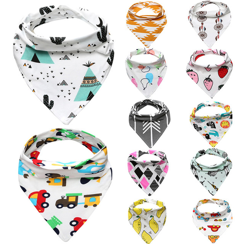 New arrival Baby Kids Cotton Bandana Bibs Feeding