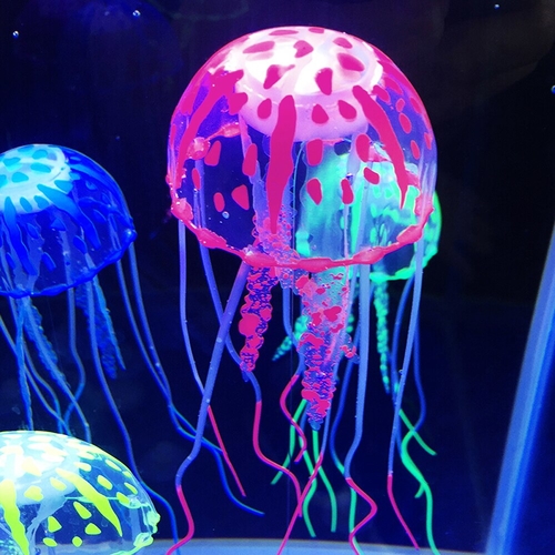 Artificial Swim Glowing Effect Jellyfish Aquarium