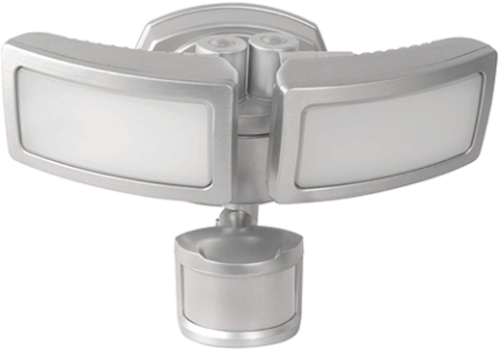 Feit 73719 Two Head Stainless Steel Security Flood Light