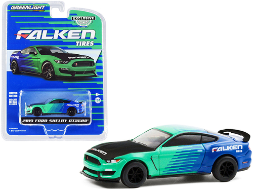 2019 Ford Mustang Shelby GT350R \Falken Tires\" Green and Blue with