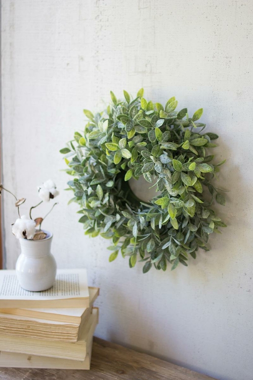 Kalalou CNL1151 15 in. Dia. Artificial Sage Wreath