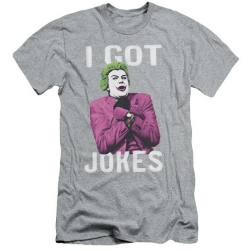 Trevco Batman Classic Tv-Got Jokes - Short Sleeve Adult 30-1 Tee - Ath