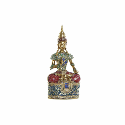 Decorative Figure DKD Home Decor 13 x 7 x 27 cm Golden Buddha