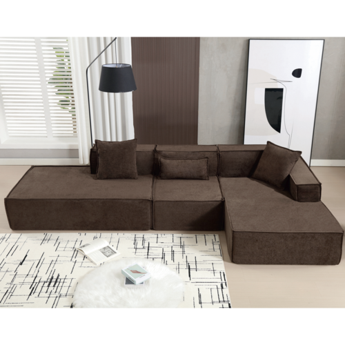 Modular combination living room sofa set, modern minimalist sofa, free