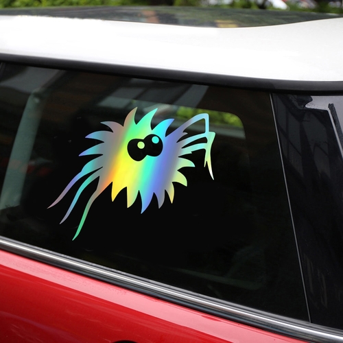 Car Styling 9.5*10cm Cute Spider Car Stickers