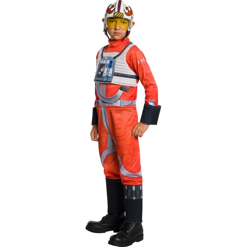 Rubies 279044 Halloween Star Wars Classic Boys X-Wing Fighter Pilot Co