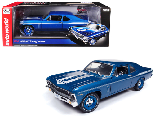  1969 Chevrolet Yenko Nova Blue with White Stripes Limited Edition to