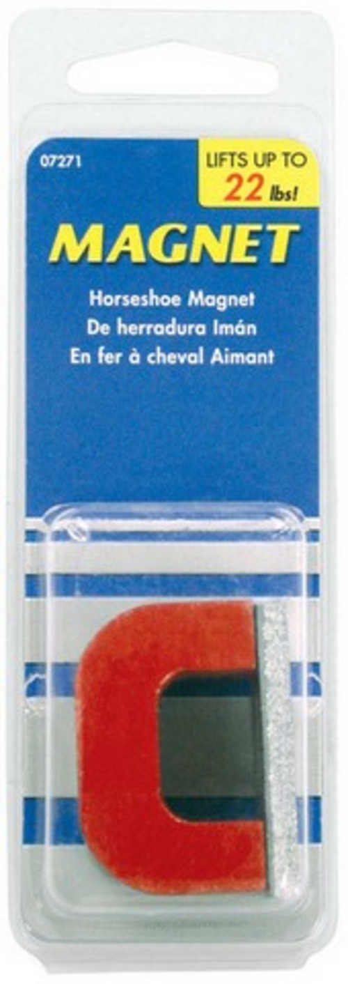 Master Magnetics 07271 4 oz Red Horsesh Magnet