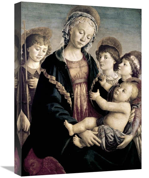 Global Gallery GCS-276806-22-142 22 in. Madonna & Child with St. John 