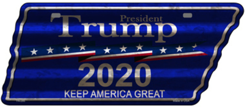 Smart Blonde TN-285 5.5 x 12 in. Trump 2020 Novelty Corrugated Effect 