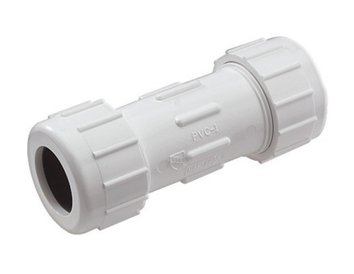 KBI CPC-2500 Compression PVC Compression Coupling  Gray - 2.5 in.