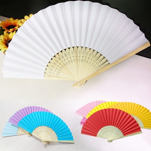 Hand fan Pattern Folding Dance Wedding Party Lace