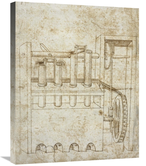 Global Gallery GCS-455011-2228-142 22 x 28 in. Folio 10 - Piston Pumps