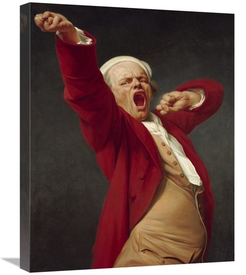 Global Gallery GCS-455035-2024-142 20 x 24 in. Self-Portrait, Yawn