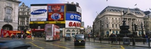 Panoramic Images PPI79672L Commercial signs on buildings  Piccadilly C