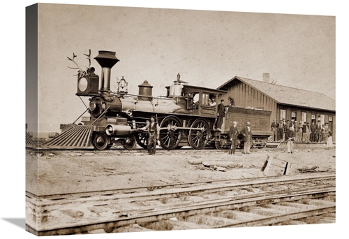 Global Gallery GCS-455384-22-142 22 in. Wyoming Station, Engine 23