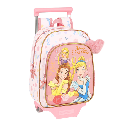 School Rucksack with Wheels Princesses Disney Dream it Pink