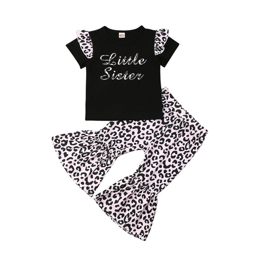 Kids Baby Girls Summer Sets Fashion Fly Sleeve