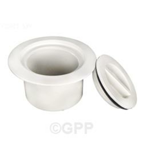 Waterway Plastics WW5406710 Volleyball Flange & Plug Assembly - White