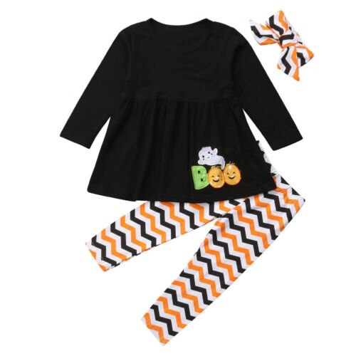 Brand New Halloween Kids Baby Girl Casual