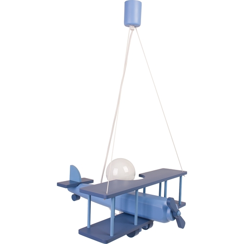 Hanging lamp Plane large blue