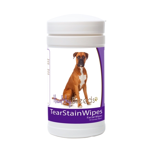 Healthy Breeds 840235152675 Boxer Tear Stain Wipes