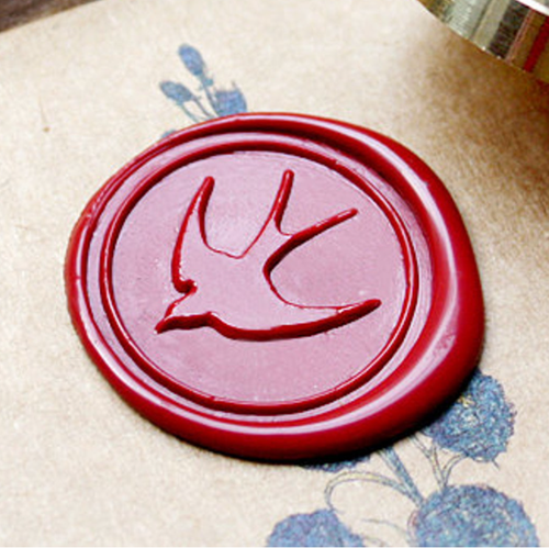 Swallow Metal Stamp / Wedding Wax Seal Stamp