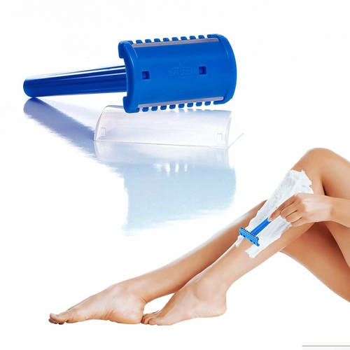 Pack of 144 Disposable Single Blade Razors Standard Razor with Blue