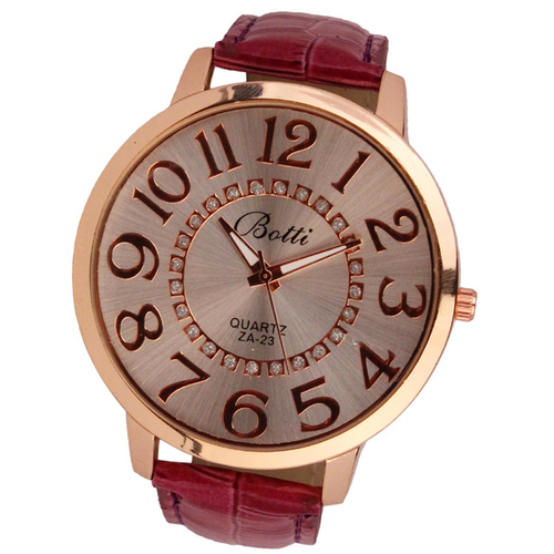 Fashion Womens Fashion Numerals Golden Dial