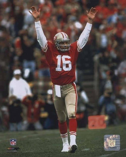 Joe Montana - celebrating touchdown Sports Photo - 8 x 10