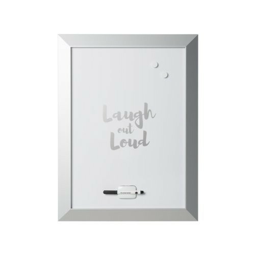 MasterVision MM04448522 Quote LOL Magnetic Dry Erase Board with Silver