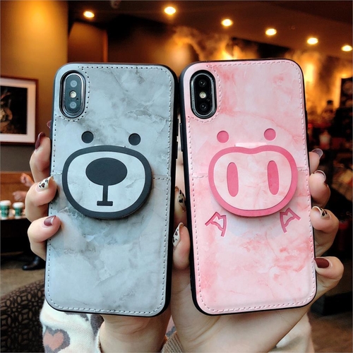 Animal Face Marble iPhone Case