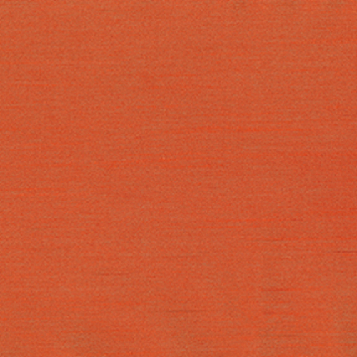 44 Solid Polyester Faux Silk Fabric, Cadmium Orange