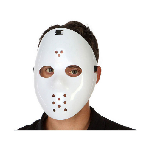 Mask Hockey Halloween White Multicolour