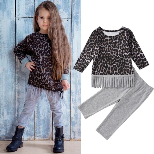 Pudcoco Autumn 2pcs Toddler kids Infant Baby Girl