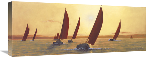 Global Gallery GCS-128012-1230-142 12 x 30 in. Sailing Sailing Art Pri