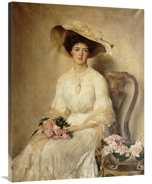 Global Gallery GCS-267658-40-142 40 in. Portrait of a Lady Art Print -