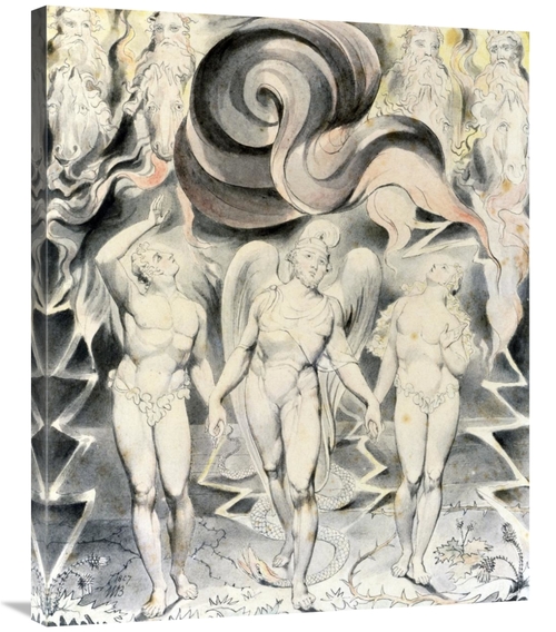 Global Gallery GCS-281725-36-142 36 in. Satan Calling Up His Legions A