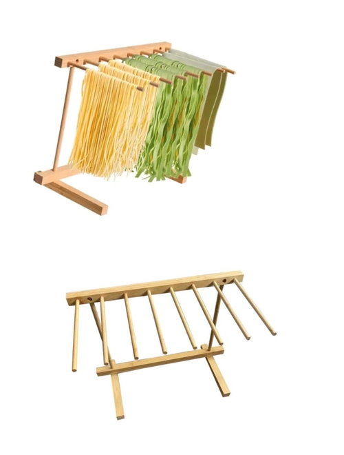 Wooden Hang Your Freshly Extruded Noodles 
