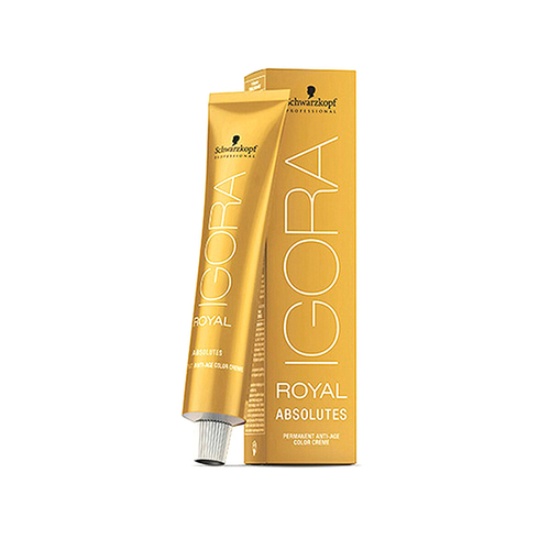 Permanent Anti-Ageing Dye Igora Royal Absolutes Schwarzkopf 6-80 (60