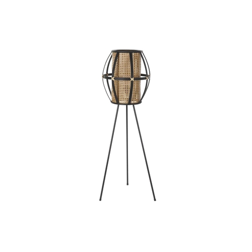 Floor Lamp DKD Home Decor Brown Black Metal Bamboo 50 W 220 V 38 x 38