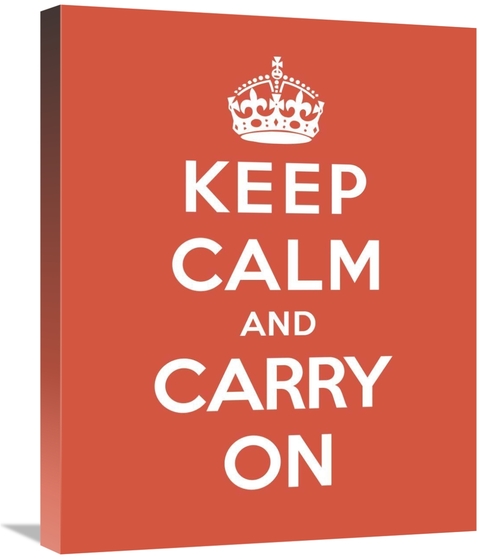 Global Gallery GCS-371966-2024-142 20 x 24 in. Keep Calm & Carry on - 